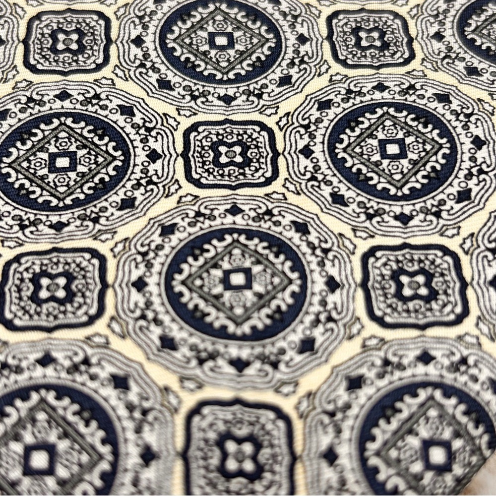 Source Unknown Gray Geometric Pattern Tie - image 2